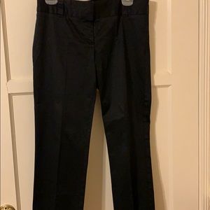 J.Crew black slacks, size 2 city fit, black